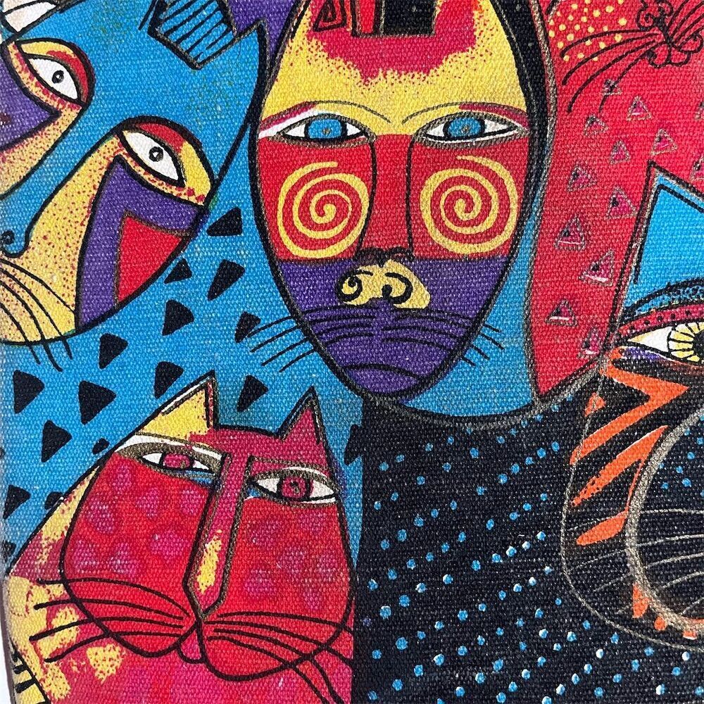 SOLD 

Laurel Burch Multicolor Cat Motif Shoulder Bag Set for Women​​